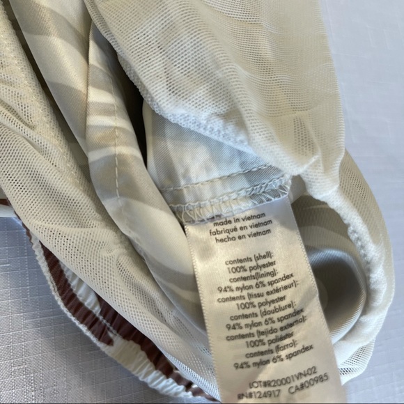 ONIA Swimwear ONIA swim Trucks ZEBRA Swim Shorts Trunks toasted coconut L - Picture 15 of 16